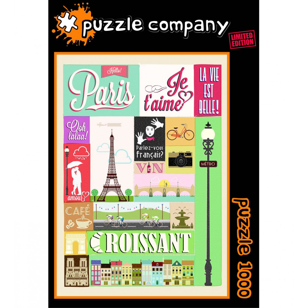 Paris 1000 Parça Premium Kalite Puzzle
