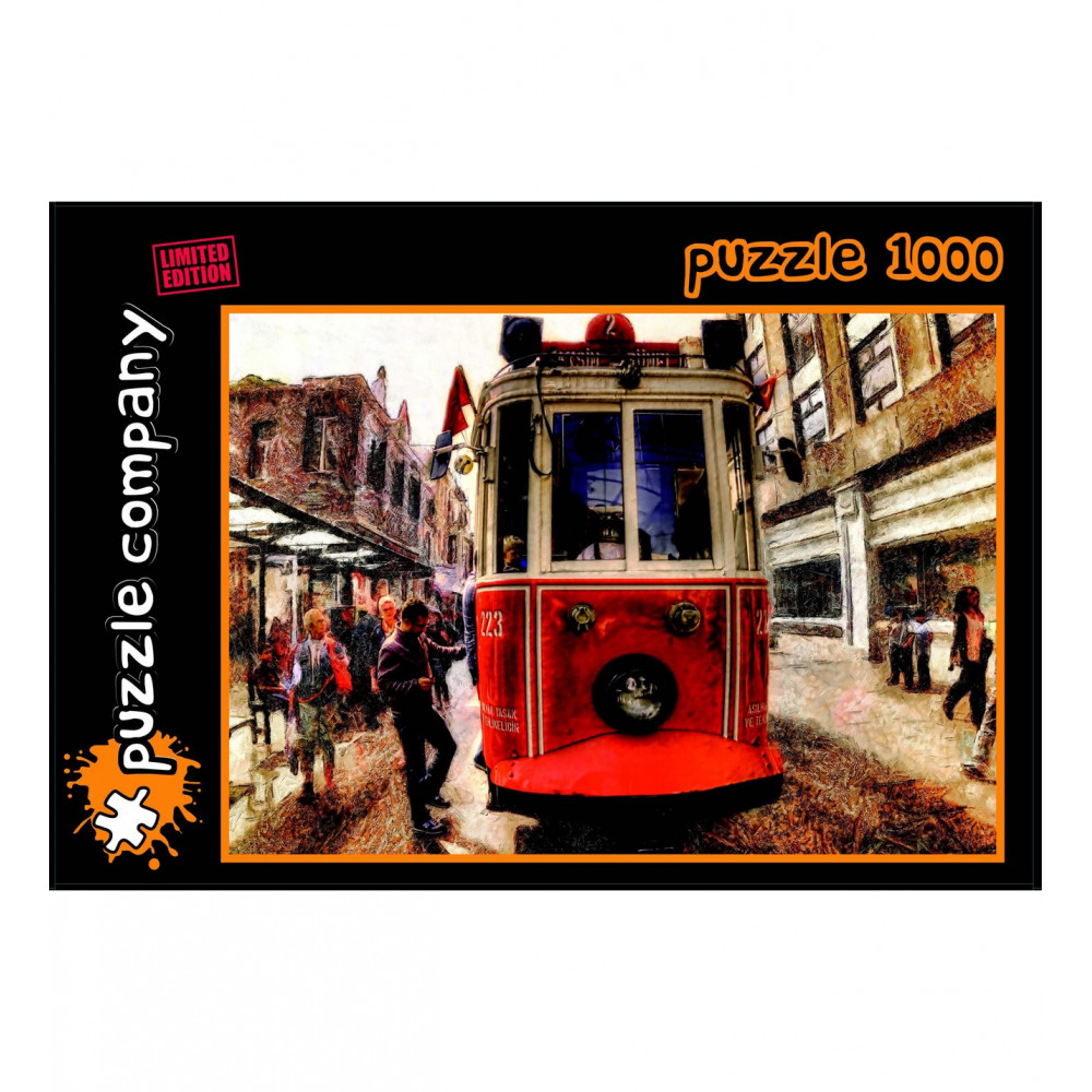 Tramway 1000 Parça Premium Kalite Puzzle