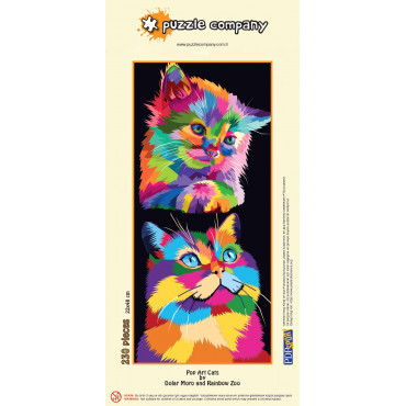 Pop Art Cats 236 Piece Ultra Premium Quality puzzle